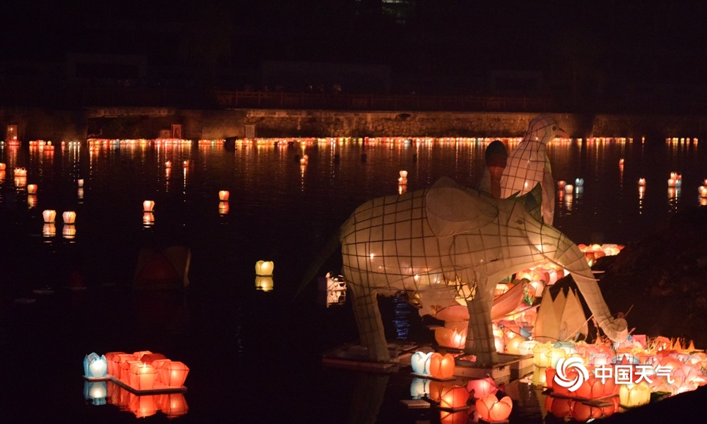 广西资江河灯节,广西资源河灯节直播