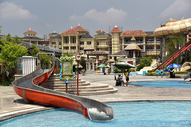 辽宁抚顺热高水上乐园攻略,抚顺热高水上乐园滑梯介绍