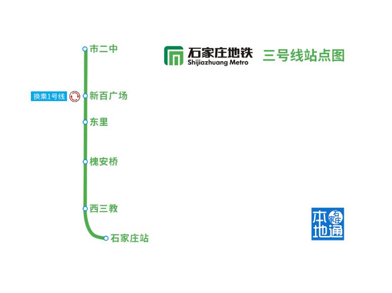 石家庄地铁目前有几条线路,石家庄地铁线路图高清版