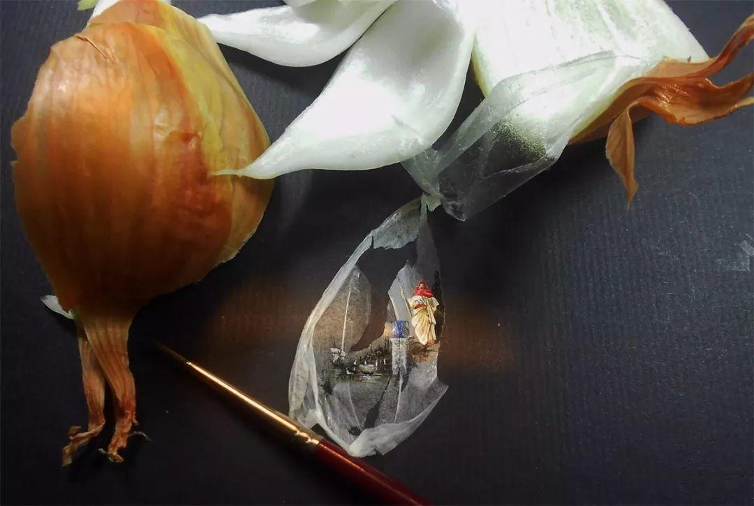 迷你小油画风景,小乾坤迷你世界