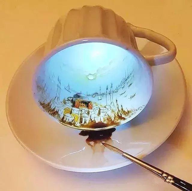 迷你小油画风景,小乾坤迷你世界