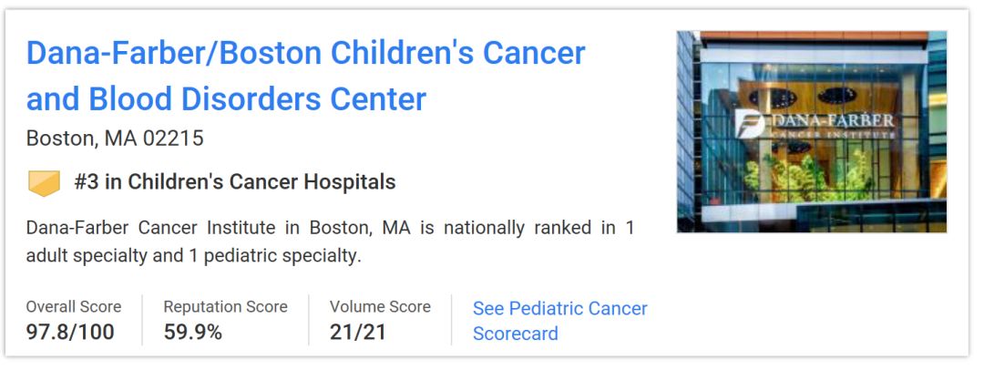 美国儿童癌症研究中心,日本治疗儿童肿瘤最好医院