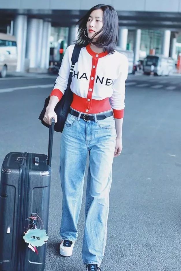 优衣库宽腿廓形牛仔裤搭配,优衣库显腿长的裤子