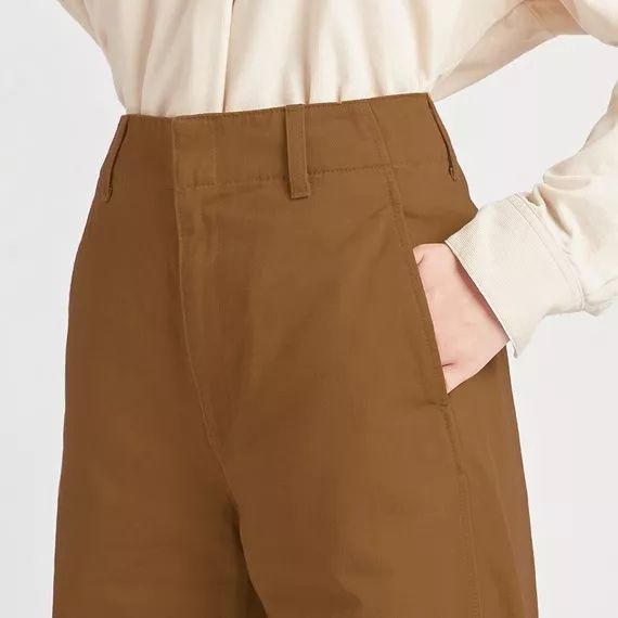 优衣库宽腿廓形牛仔裤搭配,优衣库显腿长的裤子