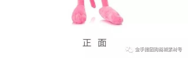 金手指团购商城团品6：粉豹公仔1米