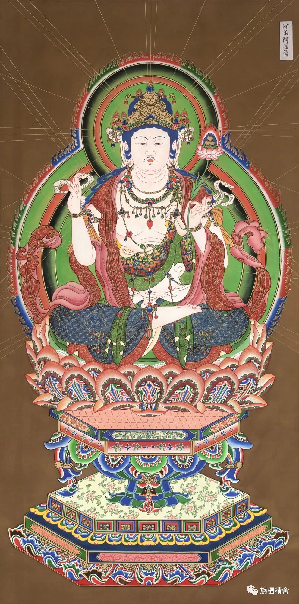 八大菩萨唐卡,八大菩萨图片