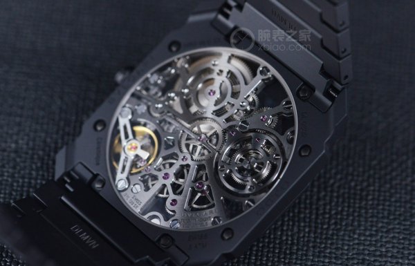 轻薄男表方形,镂空潮男表