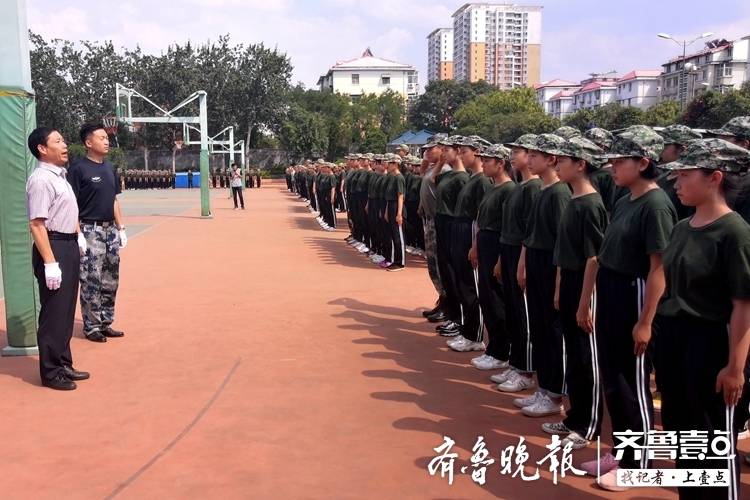 济南各学校新高一军训,2019级新生军训火热进行中