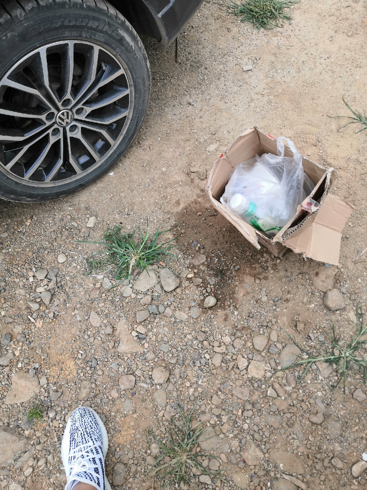 手里的竿水里的鱼,还有捡垃圾的真钓鱼人