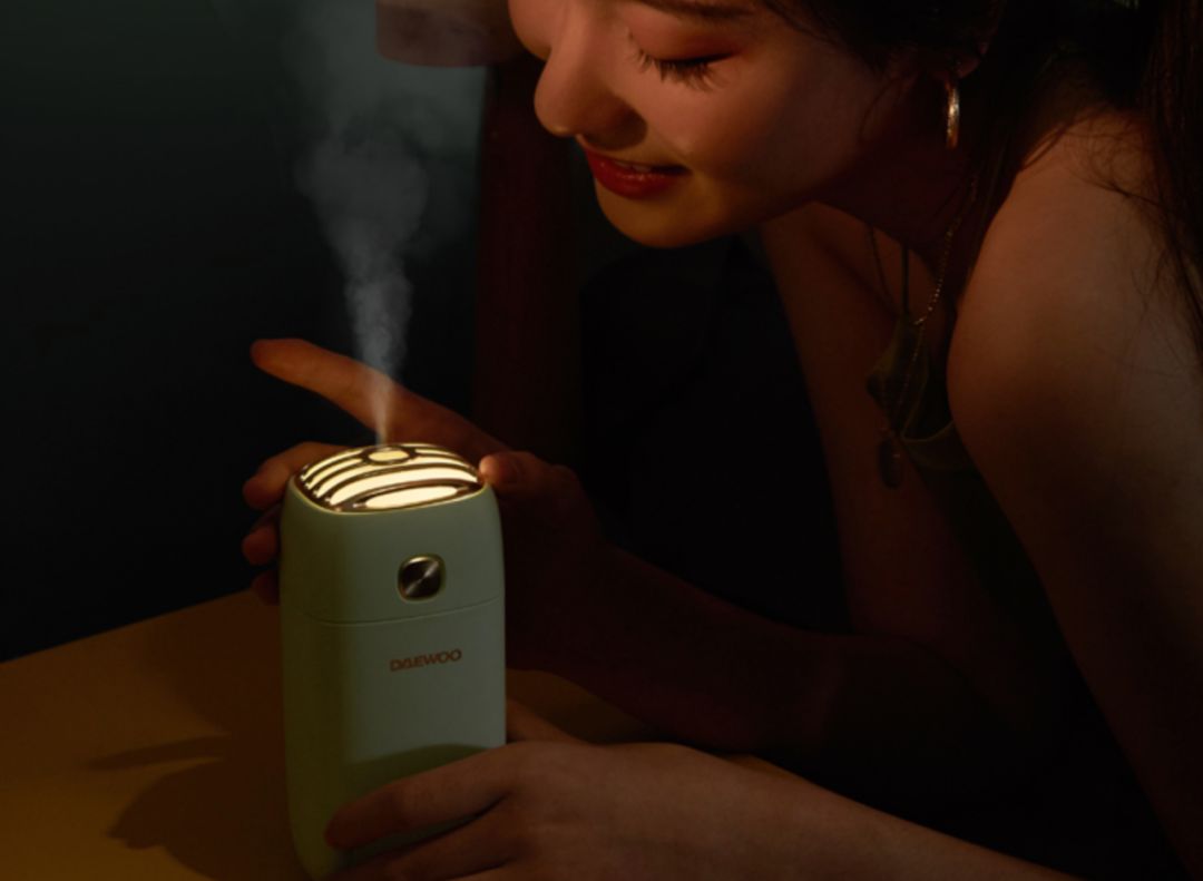 大宇无雾加湿器家用,韩国大宇迷你加湿器