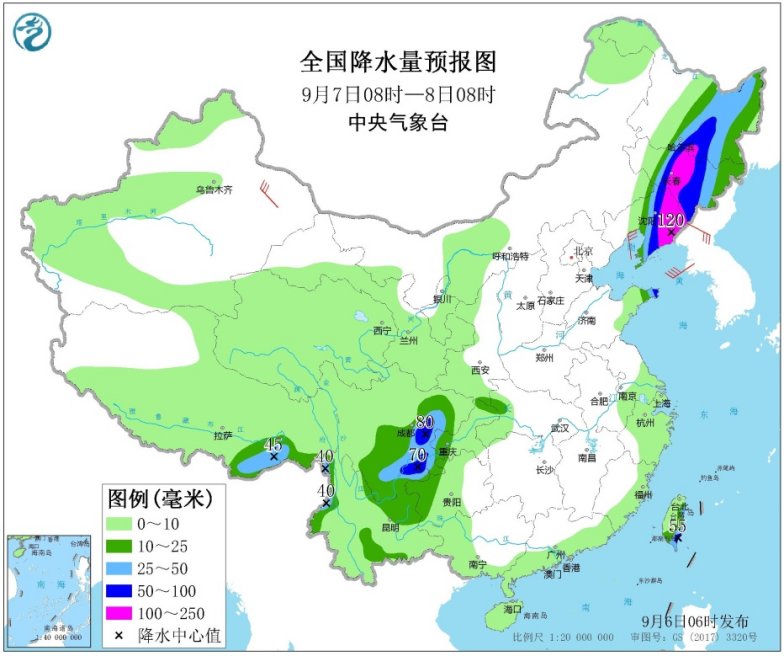 台风玲玲天气图,台风玲玲降水原因