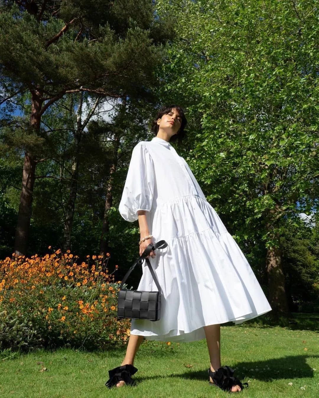 秋款裙子减龄显瘦洋气上档次,秋冬黑红裙子大码胖mm显瘦遮肉