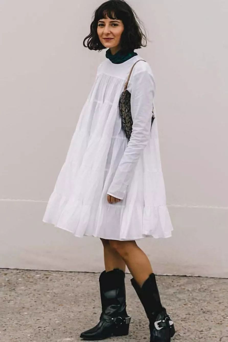 秋款裙子减龄显瘦洋气上档次,秋冬黑红裙子大码胖mm显瘦遮肉