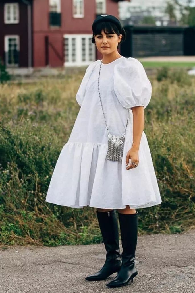 秋款裙子减龄显瘦洋气上档次,秋冬黑红裙子大码胖mm显瘦遮肉