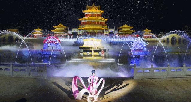 美到窒息的光影秀,美到极致烟花视频