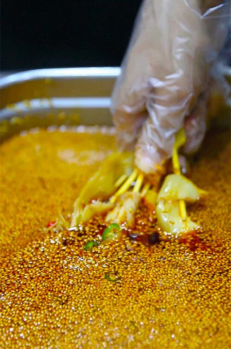 网红小吃棒棒鸡,西南网红棒棒鸡