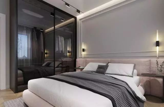 适合年轻人的衣柜玻璃门,最新流行的衣柜极简玻璃门