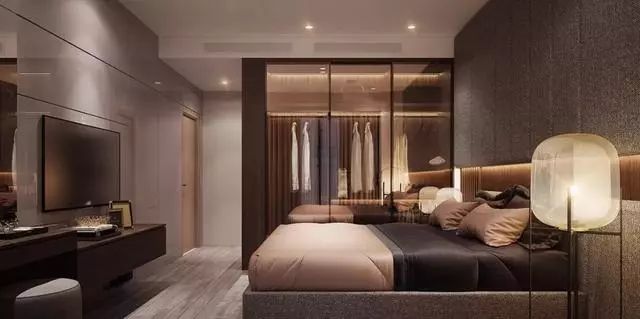 适合年轻人的衣柜玻璃门,最新流行的衣柜极简玻璃门