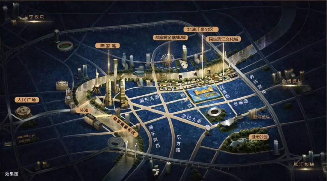 陆家嘴地图视频,2024年的上海陆家嘴图片