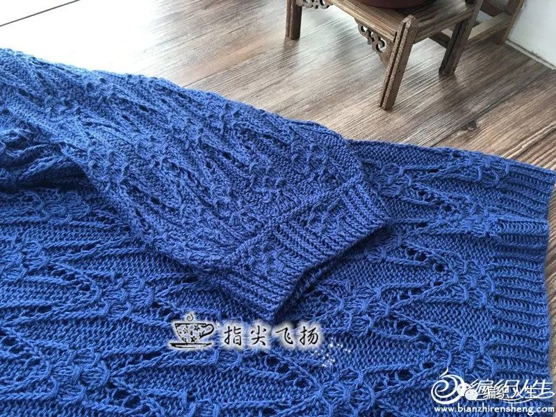 锁清秋：志田款女士棒针宽松休闲毛衣（附图解）