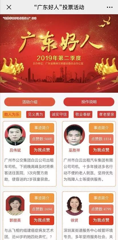 台山好人榜名单,2023年广东好人获得名单
