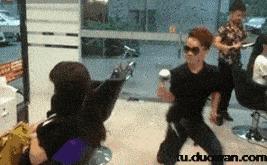 jennie发型双丸子头编发,黑色大波浪长发发型jennie