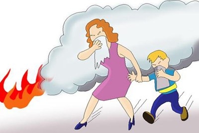 遇到火灾怎么逃生,发生火灾遇有浓烟时应如何逃生