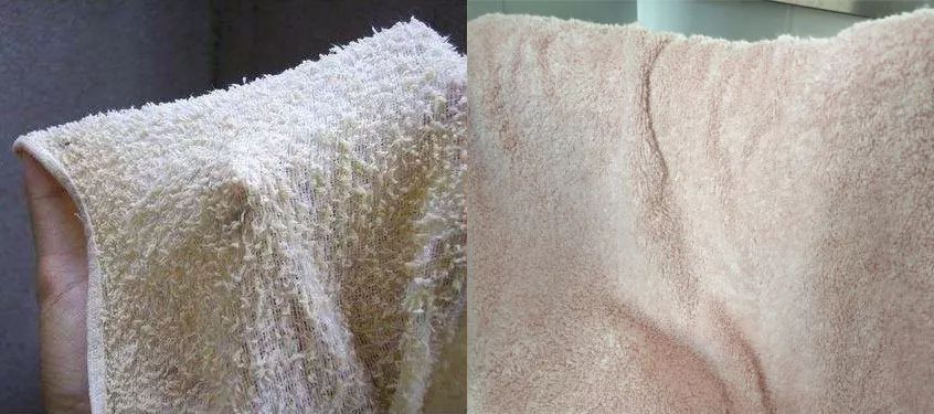 干净毛巾图片,干净的毛巾和脏的毛巾对比图片