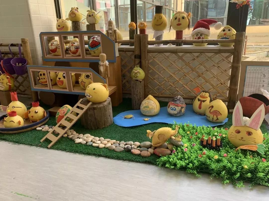 学校热点1|金阳幼儿园：走廊里的“绿”Party