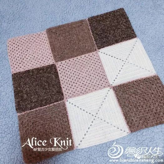 祖母方格套头衫完整视频教程,摩卡色毛衣女新款