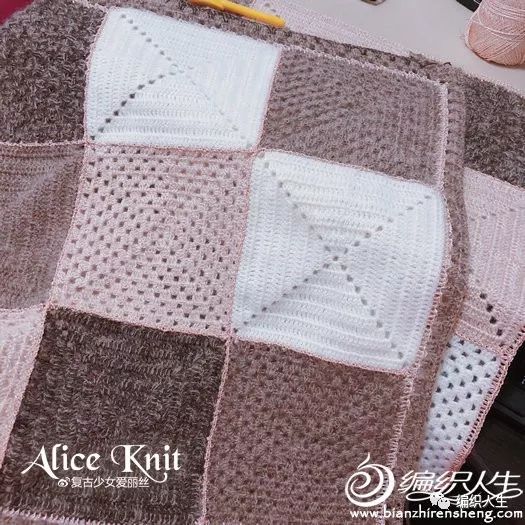 祖母方格套头衫完整视频教程,摩卡色毛衣女新款