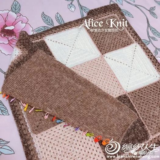 祖母方格套头衫完整视频教程,摩卡色毛衣女新款