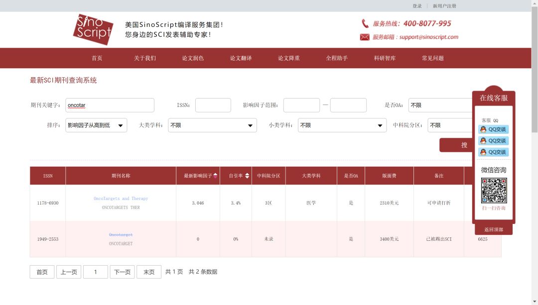 sci期刊官网查询,sci期刊权威查询网站