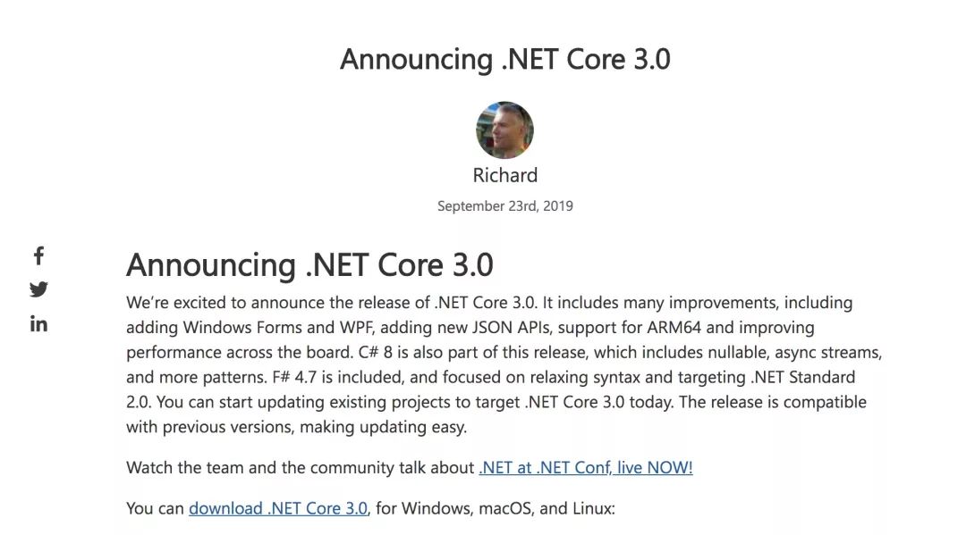 netcore3现状,netcore3.0入门教程
