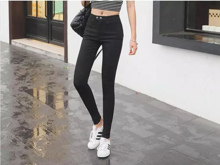 显瘦到尖叫小黑牛仔裤,显瘦20斤小黑裤