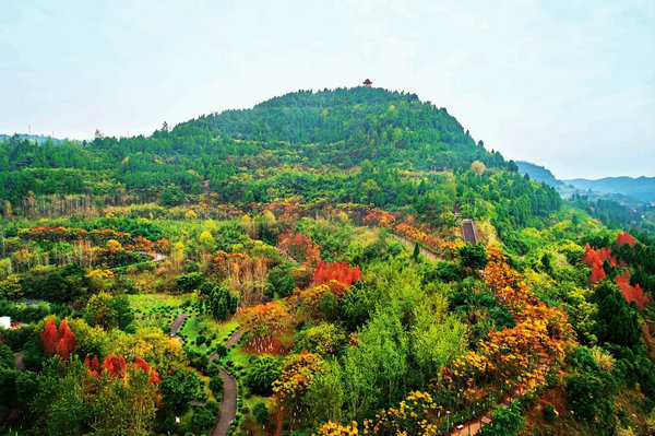 仪陇嘉陵江畔,四川南充市嘉陵江畔