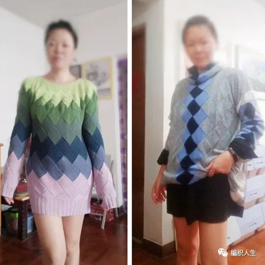 马海毛毛衣十三针编织花样图解,白桦编织衣服袖子收针