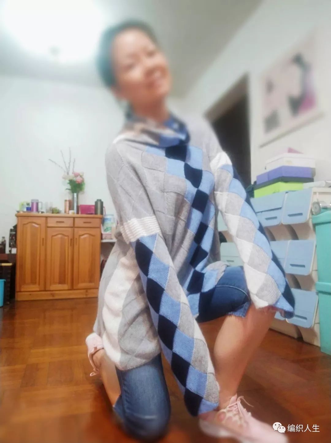 马海毛毛衣十三针编织花样图解,白桦编织衣服袖子收针