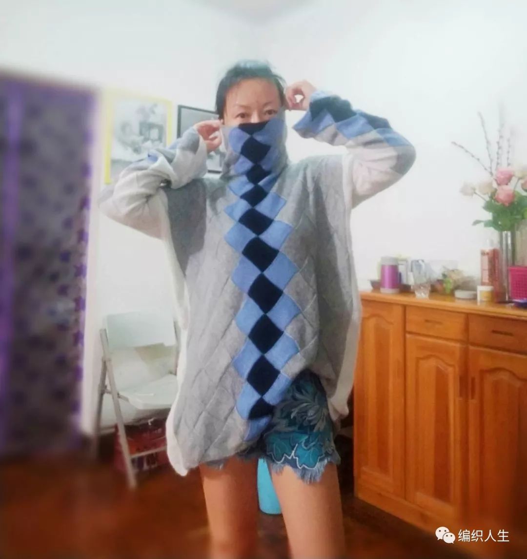 马海毛毛衣十三针编织花样图解,白桦编织衣服袖子收针