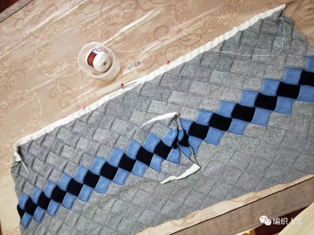 马海毛毛衣十三针编织花样图解,白桦编织衣服袖子收针