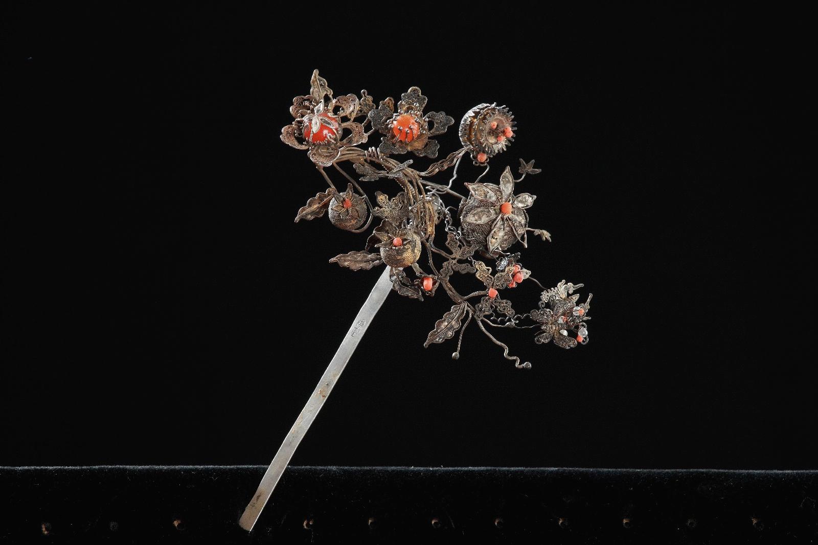 博物馆藏品银饰,博物珠宝