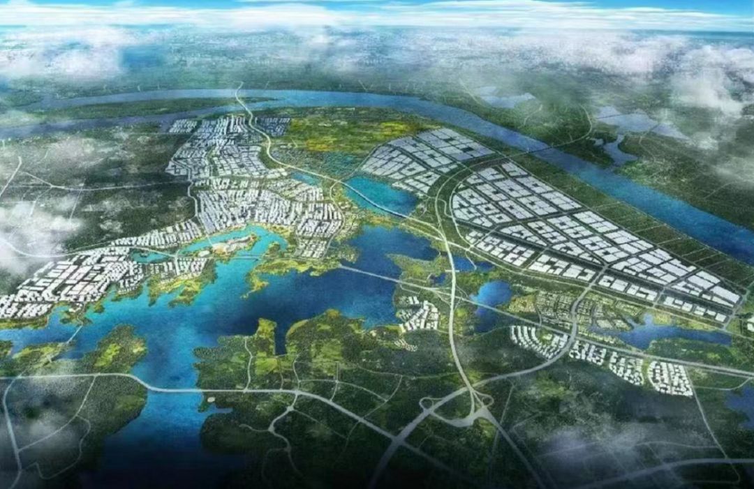 改革成果：青山北湖新城——300米进园，1公里进林带，3公里进森林