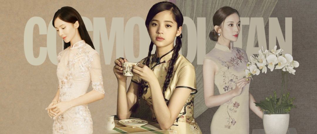 越年轻的小花越难穿好，我说旗袍