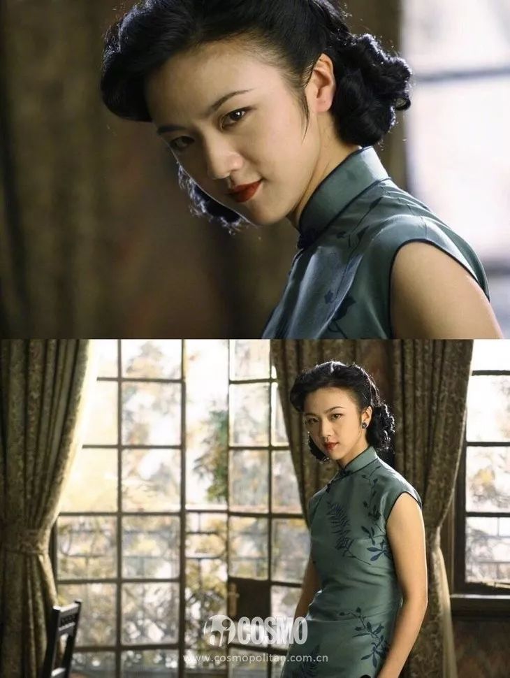 越年轻的小花越难穿好，我说旗袍