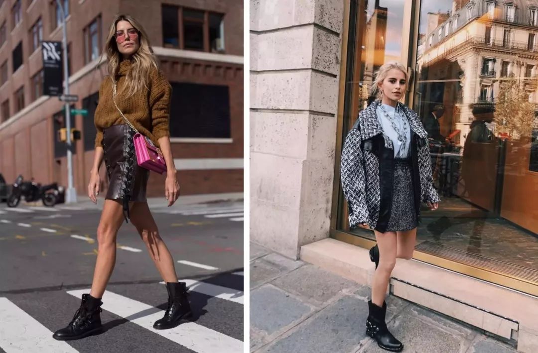 秋冬季马丁靴怎么穿显瘦,秋冬最火的马丁靴百搭时髦帅炸了