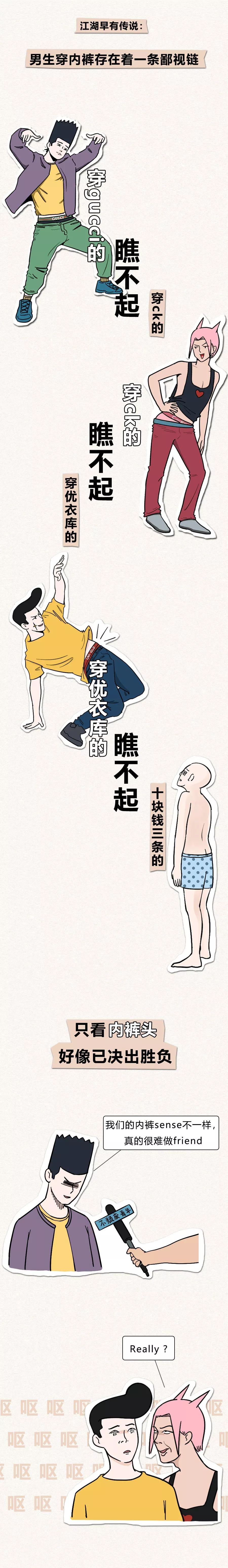 男士内裤一般都穿几年,男士的内裤能穿到哪个程度