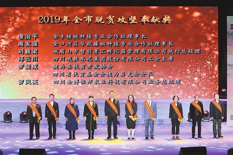 全省脱贫攻坚奖先进个人,2019年全国脱贫攻坚奋进奖获得者