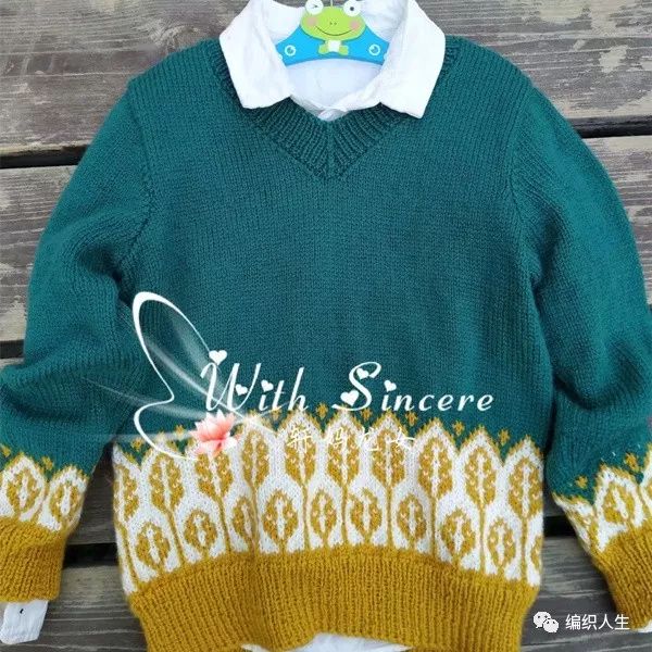 儿童灰色开衫毛衣编织教程完整版,男宝宝小树圆肩提花毛衣编织花样