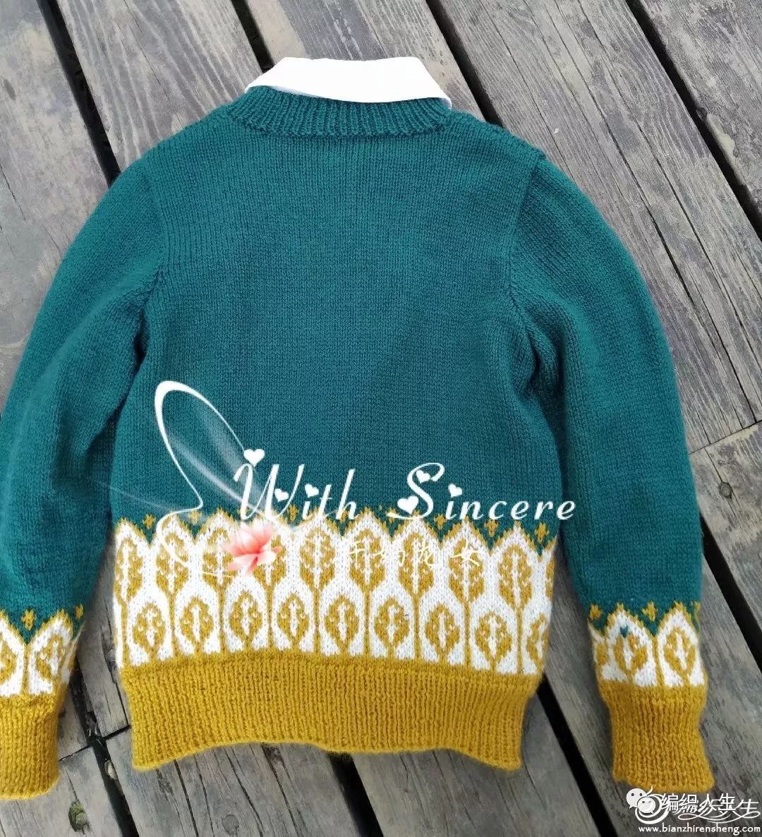 儿童灰色开衫毛衣编织教程完整版,男宝宝小树圆肩提花毛衣编织花样