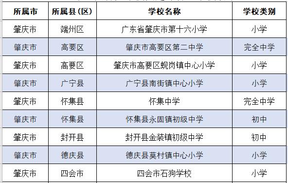 肇庆市十大小学排名一览表,广东肇庆足球学校排名